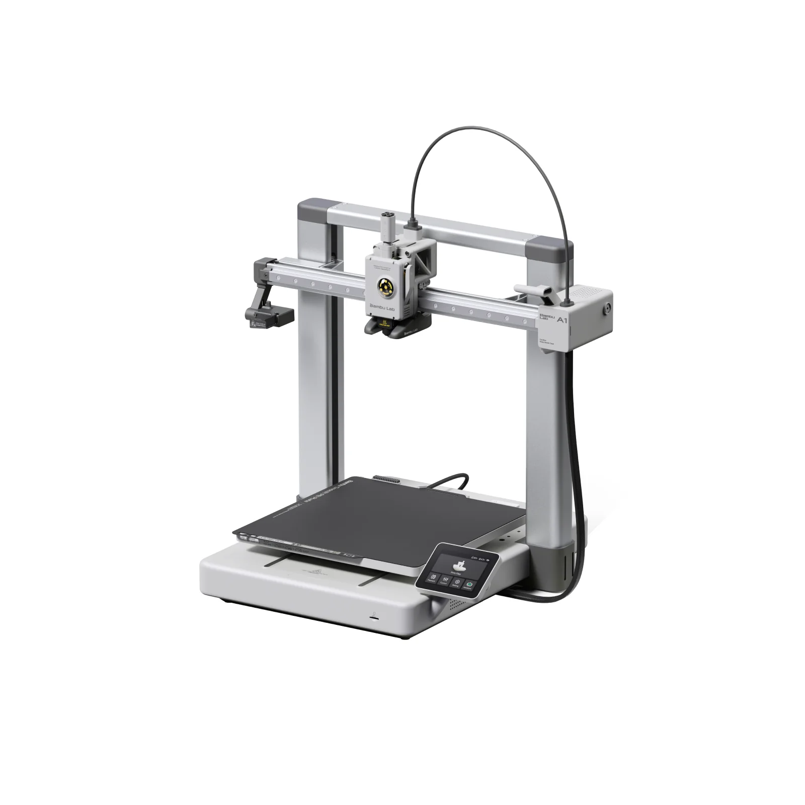A picture of the Bambu Lab A1 3D printer